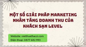 Khóa luận cơ sở lý luận marketing tăng doanh thu khách sạn Level