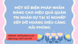Khóa luận: Giải pháp nâng cao hiệu quả quản trị nguồn lực
