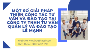 Khóa luận: Hoàn thiện công tác tư vấn và đào tạo nhân sự